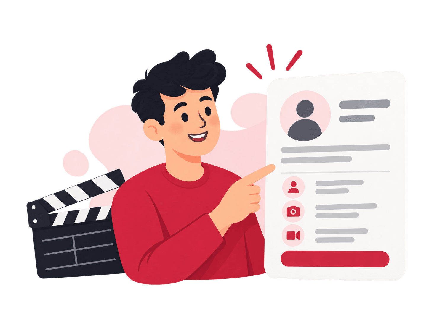 ساخت پروفایل حرفهای برای معرفی استعدادها